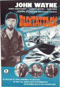 Blixtattack 1945 poster Robert Montgomery John Wayne Donna Reed John Ford Skepp och båtar Krig