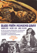 Blod från mumiens grav 1971 poster Andrew Keri Valerie Leon James Villiers Seth Holt Filmbolag: Hammer Films