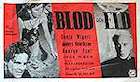 Blod och eld 1945 poster Sonja Wigert Anders Henrikson George Fant Inge Waern Anders Henrikson