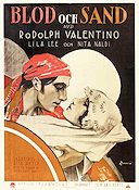 Blod och sand 1922 poster Rudolph Valentino Lila Lee