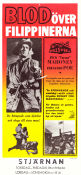 Blod över Filippinerna 1964 poster Jock Mahoney Fernando Poe Jr Michael Parsons Gerardo de Leon