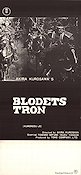 Blodets tron 1957 poster Toshiro Mifune Akira Kurosawa Filmen från: Japan