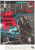 Blodigt dubbelspel 1967 poster Robert Lansing Dana Wynter John Newland Från TV