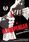 Blodspengar 1983 poster Christian Patey Sylvie Van den Elsen Michel Briguet Robert Bresson Pengar