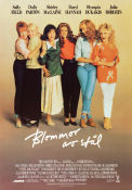 Blommor av stål 1989 poster Sally Field Dolly Parton Julia Roberts Herbert Ross