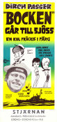 Bocken går till sjöss 1965 poster Dirch Passer Ove Sprogöe Paul Hagen Finn Henriksen Danmark