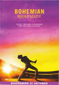Bohemian Rhapsody 2018 poster Rami Malek Lucy Boynton Gwilym Lee Hitta mer: Queen Rock och pop