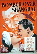 Bomber över Shanghai 1938 poster Dolores del Rio George Sanders Eric Rohman art