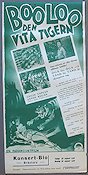 Booloo den vita tigern 1938 poster Colin Tapley