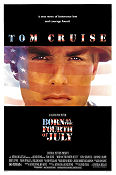 Born on the 4th of July 1989 poster Tom Cruise Willem Dafoe Oliver Stone Helger