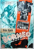 Borneo 1937 poster Martin Johnson Dokumentärer Eric Rohman art