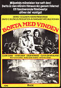 Borta med vinden 1939 poster Vivien Leigh Clark Gable Leslie Howard Olivia de Havilland Victor Fleming Text: Margaret Mitchell Romantik