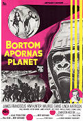 Bortom apornas planet 1970 poster James Franciscus Kim Hunter Ted Post