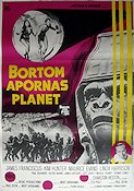 Bortom apornas planet 1970 poster James Franciscus Kim Hunter