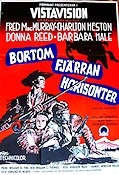 Bortom fjärran horisonter 1956 poster Charlton Heston