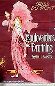 Boulevardens drottning 1923 poster Miss Du Pont