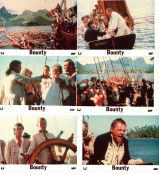 The Bounty 1984 lobbykort Mel Gibson Anthony Hopkins Laurence Olivier Roger Donaldson Skepp och båtar