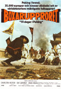 Boxarupproret 1963 poster Charlton Heston Ava Gardner David Niven Nicholas Ray Asien