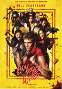 Boy Kills World 2023 poster Bill Skarsgård Jessica Rothe Michelle Dockery Moritz Mohr