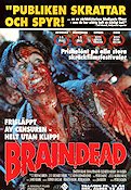 Braindead 1992 poster Peter Jackson Filmen från: New Zealand Kultfilmer