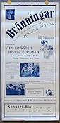 Bränningar 1935 poster Sten Lindgren Ingrid Bergman