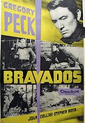 The Bravados 1958 poster Gregory Peck