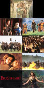 Braveheart 1995 lobbykort Mel Gibson Sophie Marceau