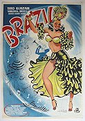 Brazil 1947 poster Tito Guizar Virginia Bruce Dans