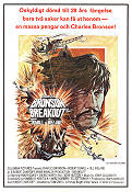Breakout 1975 poster Charles Bronson Robert Duvall Jill Ireland Tom Gries Flyg