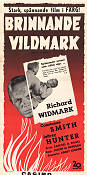 Brinnande vildmark 1952 poster Richard Widmark Constance Smith