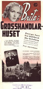 Brita i grosshandlarhuset 1946 poster Eva Dahlbeck Åke Ohberg