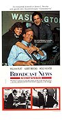 Broadcast News 1987 poster William Hurt Holly Hunter Albert Brooks James L Brooks