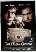 Bröderna Grimm 2005 poster Matt Damon Terry Gilliam