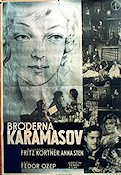 Bröderna Karamasov 1931 poster Anna Sten