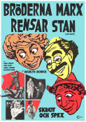 Bröderna Marx rensar stan 1949 poster The Marx Brothers Bröderna Marx Groucho Marx Vera-Ellen Marilyn Monroe David Miller