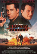 Broken Arrow 1996 poster John Travolta Christian Slater Samantha Mathis John Woo Flyg