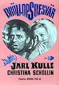 Bröllopsbesvär 1964 poster Jarl Kulle Christina Schollin