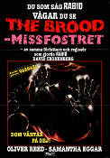 The Brood 1979 poster Oliver Reed Samantha Eggar Art Hindle David Cronenberg