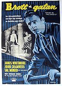 Brott på gatan 1956 poster John Cassavetes