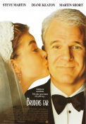 Brudens far 1991 poster Steve Martin Diane Keaton Martin Short Charles Shyer