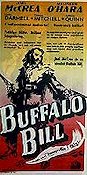 Buffalo Bill 1958 poster Joel McCrea Maureen O´Hara