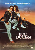 Bull Durham 1988 poster Kevin Costner Susan Sarandon Tim Robbins Ron Shelton Sport