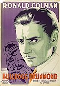 Bulldog Drummond 1929 poster Ronald Colman Hundar