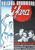 Bulldog Drummond i fara 1938 poster John Barrymore
