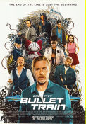 Bullet Train 2022 poster Brad Pitt Joey King Aaron Taylor-Johnson David Leitch Tåg