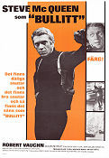 Bullitt 1968 poster Steve McQueen Robert Vaughn Jacqueline Bisset Peter Yates Bilar och racing Poliser