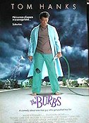 The Burbs 1989 poster Tom Hanks Bruce Dern Carrie Fisher