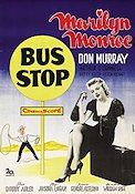 Bus Stop 1956 poster Marilyn Monroe Don Murray