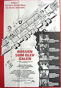 Bussen som blev galen 1976 poster Joseph Bologna Stockard Channing John Beck James Frawley Bilar och racing