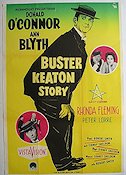 Buster Keaton Story 1958 poster Donald O´Connor Peter Lorre Buster Keaton